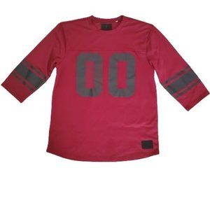 On the Byas Red and Gray Men's Jersey
